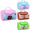 Korean Style Handheld Cosmetic  Bag Large Capacity Toiletry Bag Cartoon Kitten Makeup Bag  Woman