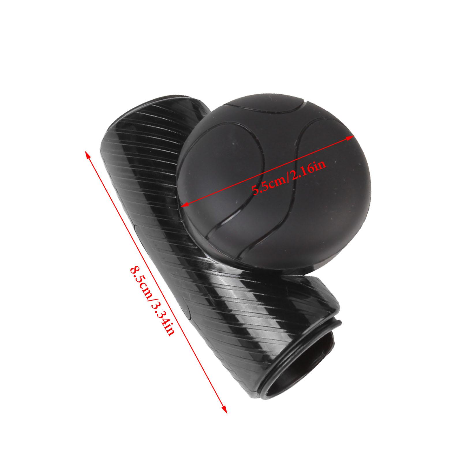 

Силиконовая ручка-спиннер для рулевого колеса автомобиля, ручка усиления мощности, простая установка, вспомогательная ручка управления-бустер, шарик для лодки, автомобиля, грузовика чёрный