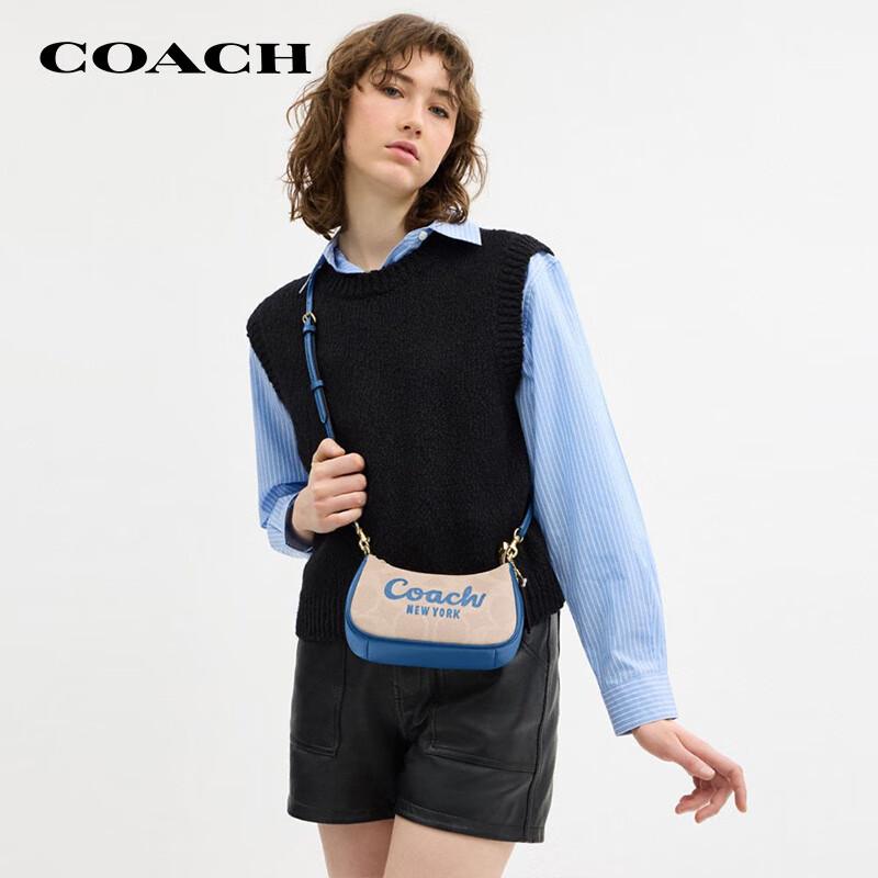 COACH Women's Teri Small Crescent Shoulder Bag CY734