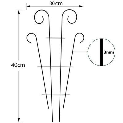 1/2pcs Iron Plant Climbing Support Frame,Tomato and Climbing Plant Support Grating,Creative Flowerpot Support,for Plant Climbing