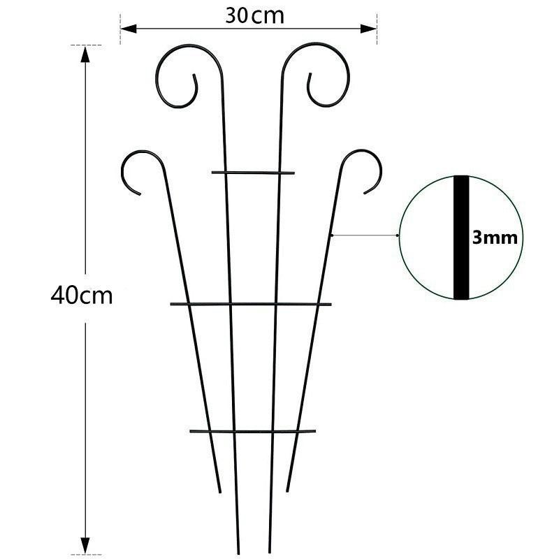 1/1pcs Iron Plant Climbing Support Frame,Tomato and Climbing Plant Support Grating,Creative Flowerpot Support,for Plant Climbing