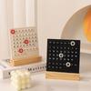 Creative Wooden Base Handmade Diy Calendar Office Desktop Home Decorative Digital Small Ornament Ten Thousand Year