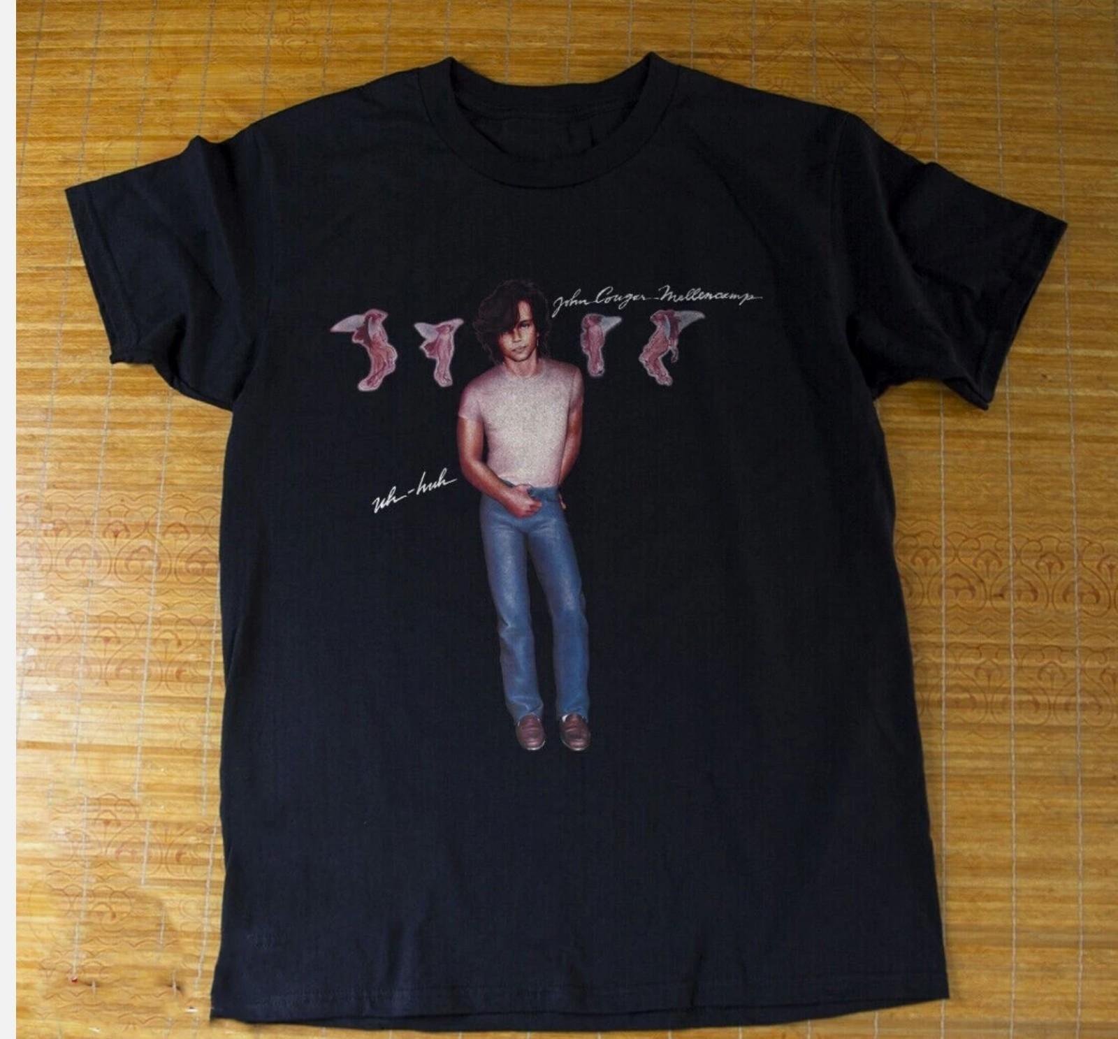 John Cougar Mellencamp Unisex Cotton Black All size Gift Family XXXXL