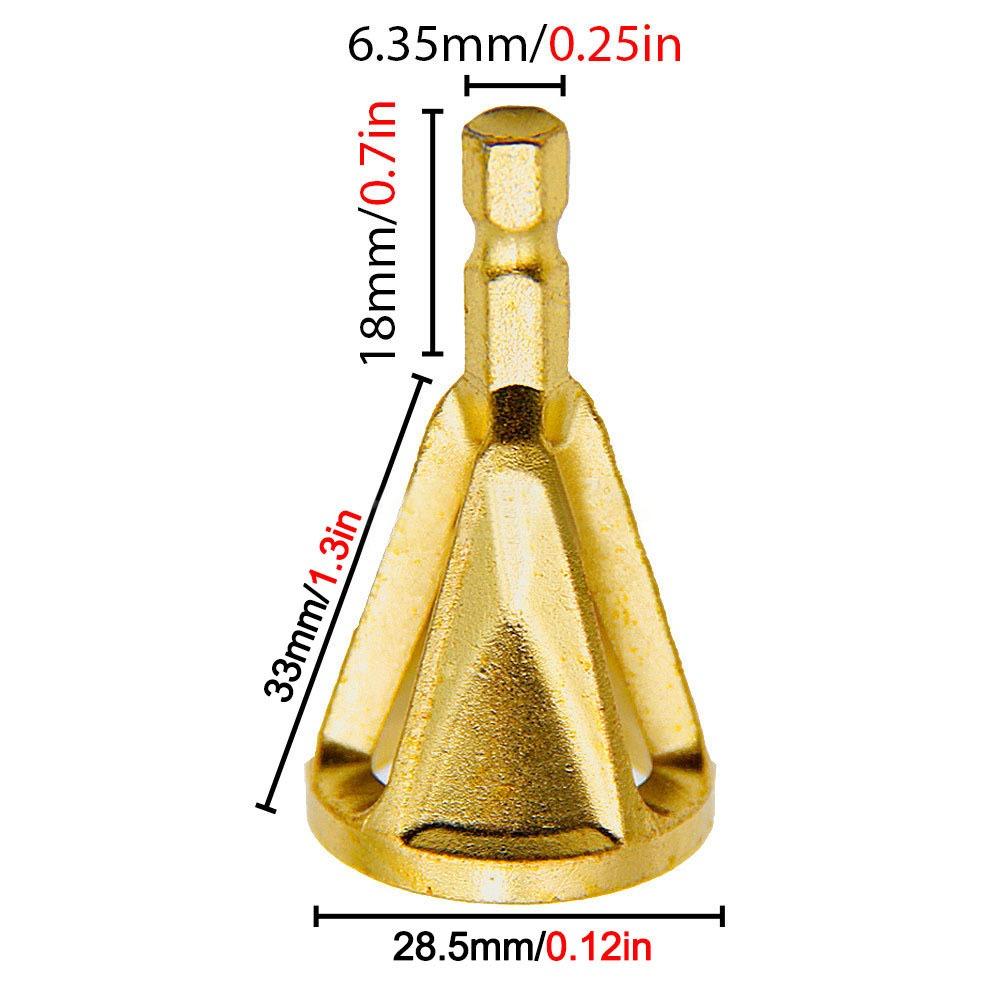 Hexagonal Metal Shank External Chamfer Bit Repair Damaged Bolts Drill Bit  Drill Accessories