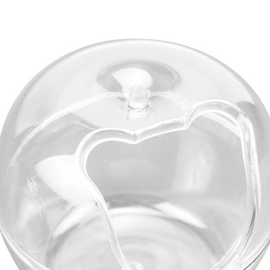 Hamster Bathtub Transparent Sand Bath Box Splash Proof Hamster Bathroom Small Animal Toilet