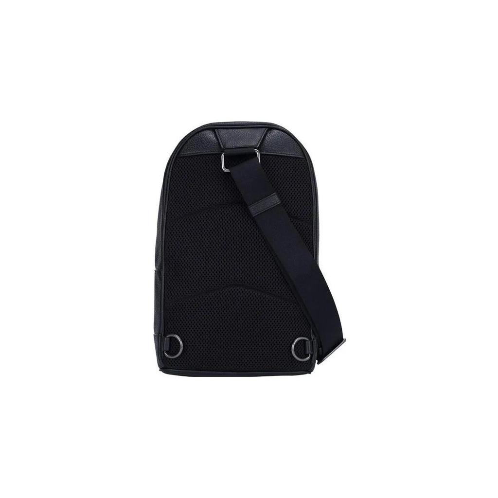 Coach West Refined Pebbled Leather Crossbody Bag Sling Bags Small Men's Black (Unisex) Sling Bags 2540 QBBK