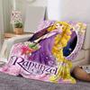 1pc Rapunzel Printing Blanket - Soft, All-Season Throw for Living Room, Bedroom,Personalized Gift with Adorable Cartoon Design