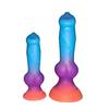 Glow-in-The-Dark Realistic Canine Dildo - Animal Shape Fantasy Toy for Women, Liquid Silicone Adult Sex Toy, Extra Soft Penis Stimulator