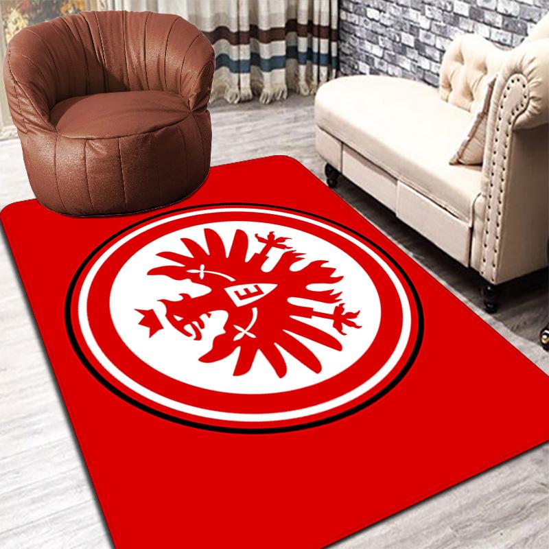 Eintracht Frankfurt Pattern Rug Floor Mat for Living Room or Bedroom Soft and Comfortable Carpet a Gift for Birthday and Holiday.