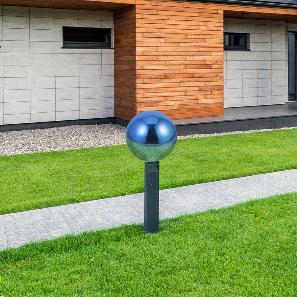 Stainless Steel Gazing Ball Polished Mirror Finish Reflective Garden Globe Decorative Outdoor Lawn Ornament for Photography Gift