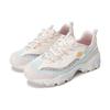 Skechers D'LITES 1.0 Women White Pink Low Top Dad Shoes Leather Sporty Refreshing 896235-MLT