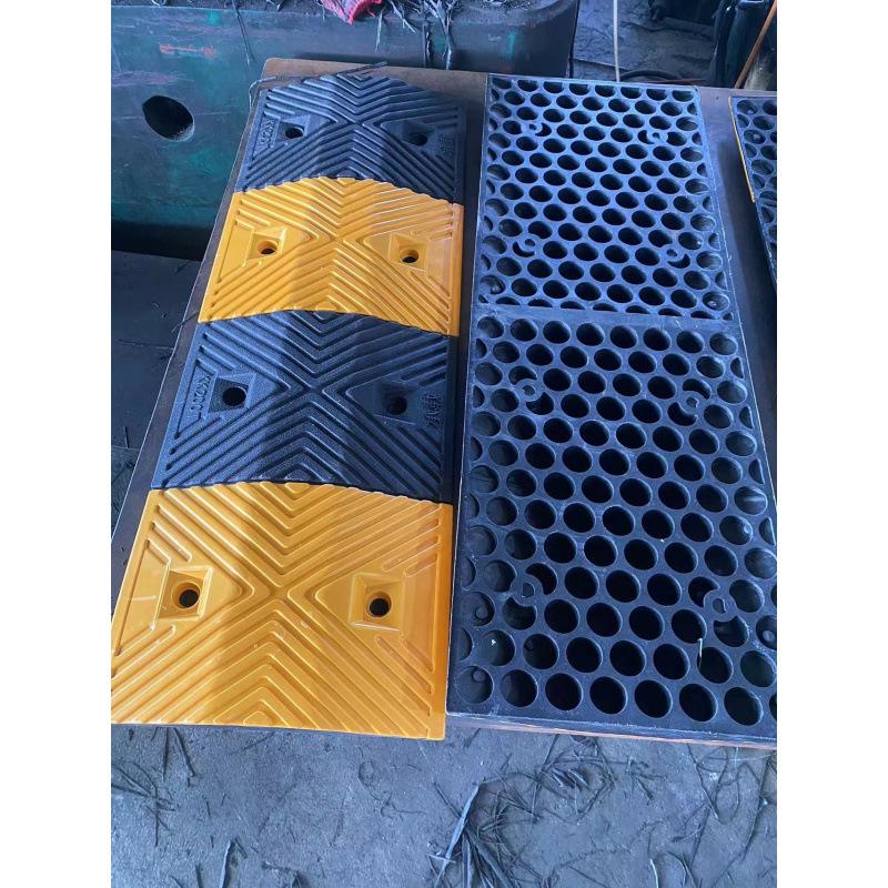 Thickened Rubber Speed Bump for Community and Garage Entrances