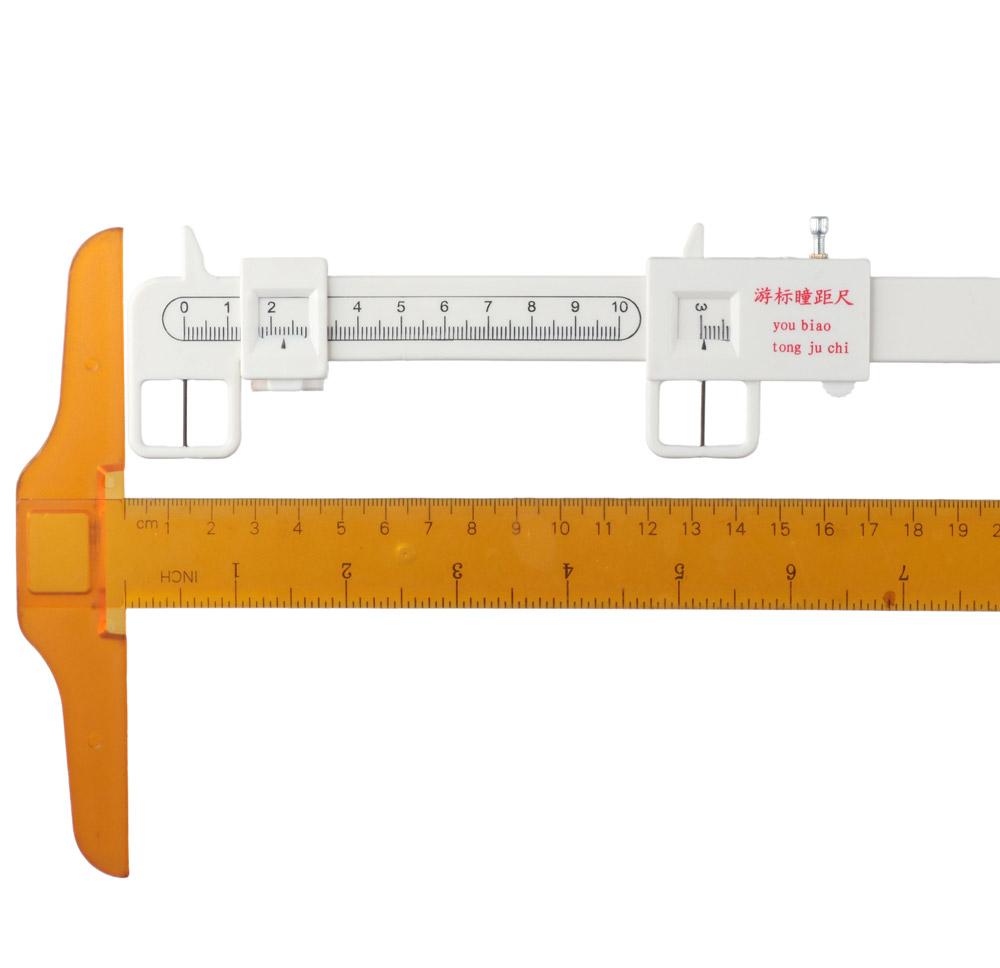 Plastic Pupil Distance Meter White Pupil Measurement Tool  Hospital, Pharmaceutical