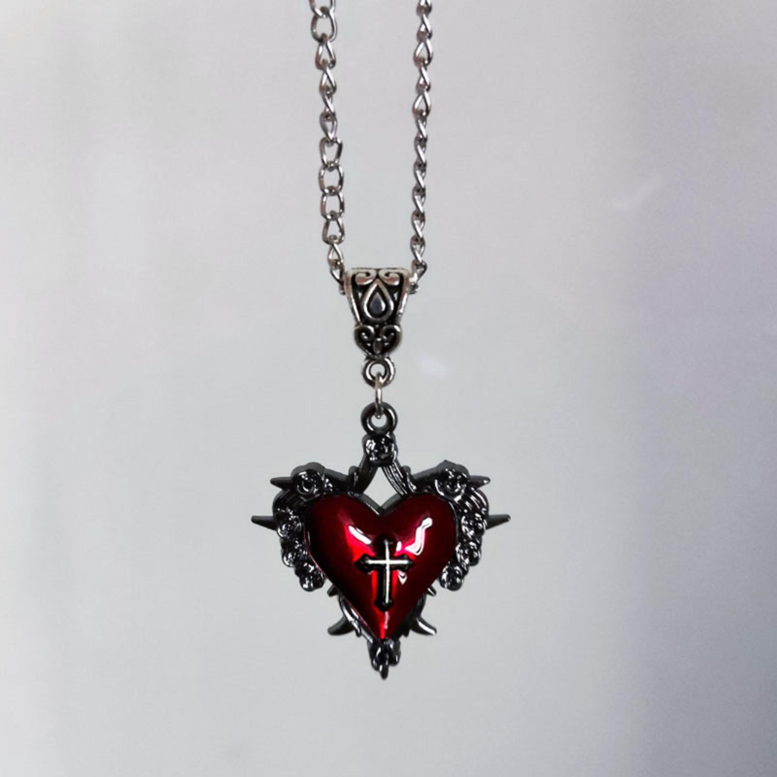 

Heart-shaped necklace, elegant women s necklace One Size