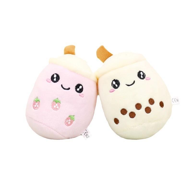Adorable Plush Cup Keychain Cute Bag Charm Wholesale Cartoon Doll For Trendy Style