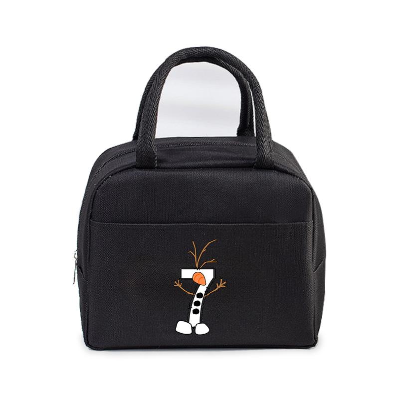 26 letter lunch box bag portable bento bag office worker student large lunch bag