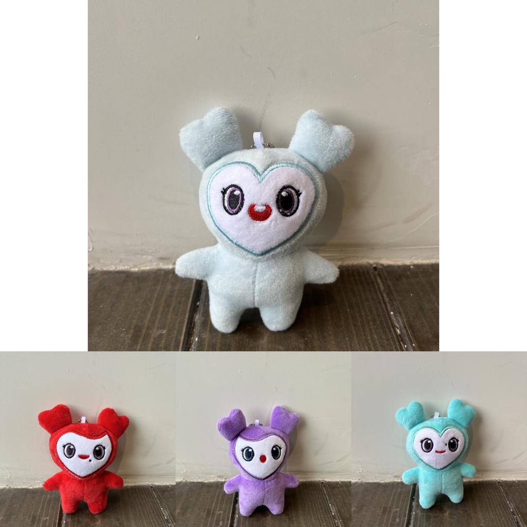 Adorable 3.9" Superstar Twice Momo Plush Toy Keychain Bag Pendant