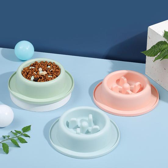 

Миска для кормления домашних животных Yousheng, нескользящая, легко моется, безопасная, не вызывающая удушья, для кошек и собак, миска для медленного питания, товары для животных