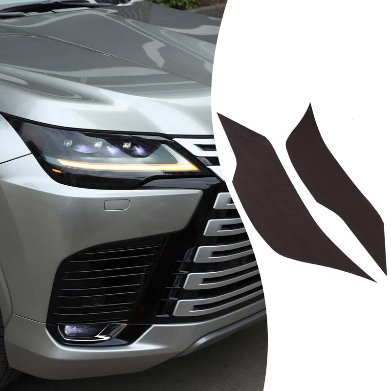 For 2022-2026 Lexus LX600 TPU Car Front Headlight Light Film Front Lamp Film Trim Sticker Protective Auto Accessories