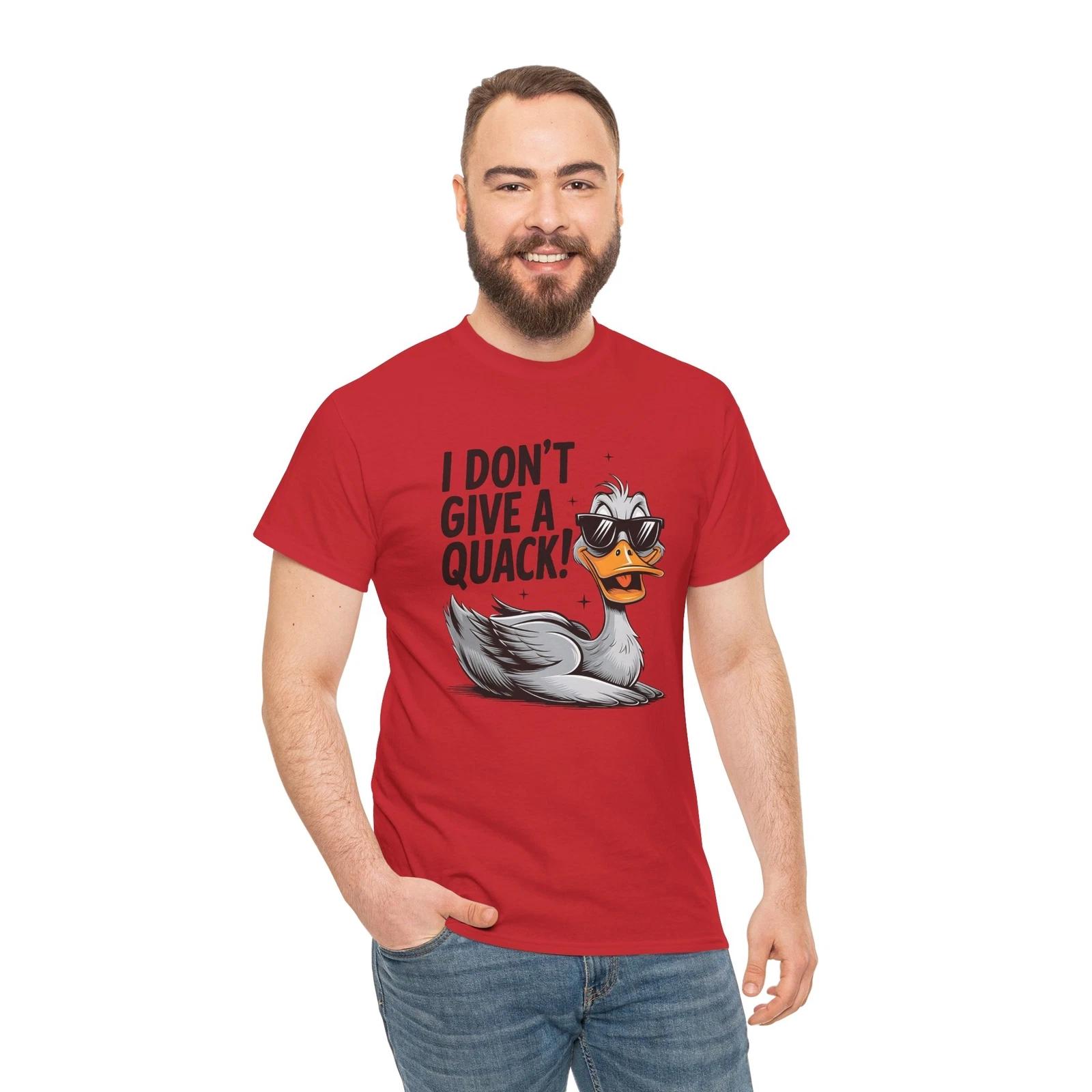 Epic Funny T-Shirt - Over-the-Top Hilarious Tee I dont give a quack Shirt L