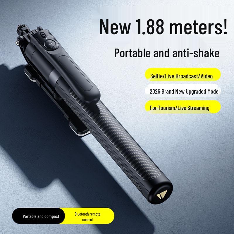 X Series Retractable Selfie Stick with Bluetooth Remote & Fill Light