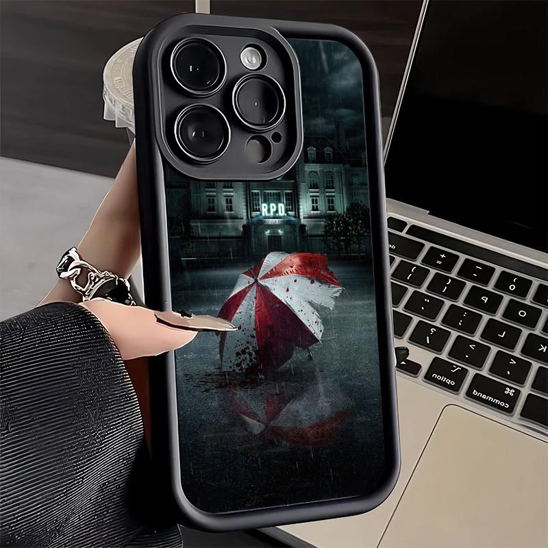 

Phone Case for iPhone 17 Air 16E 15 16 Pro Max R-Resident-Evil Game Cover 14 Plus 13 12 Mini Soft Shell Silicone Fundas iPhone 15 Pro