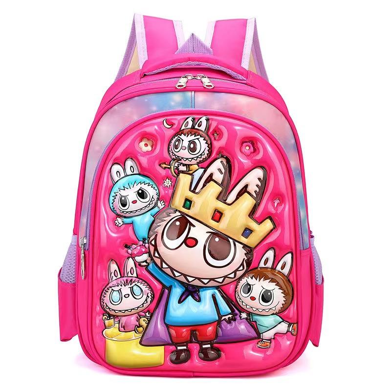 School bag cartoon animation primary school students inch D shell large capacity ultralight children's backpack