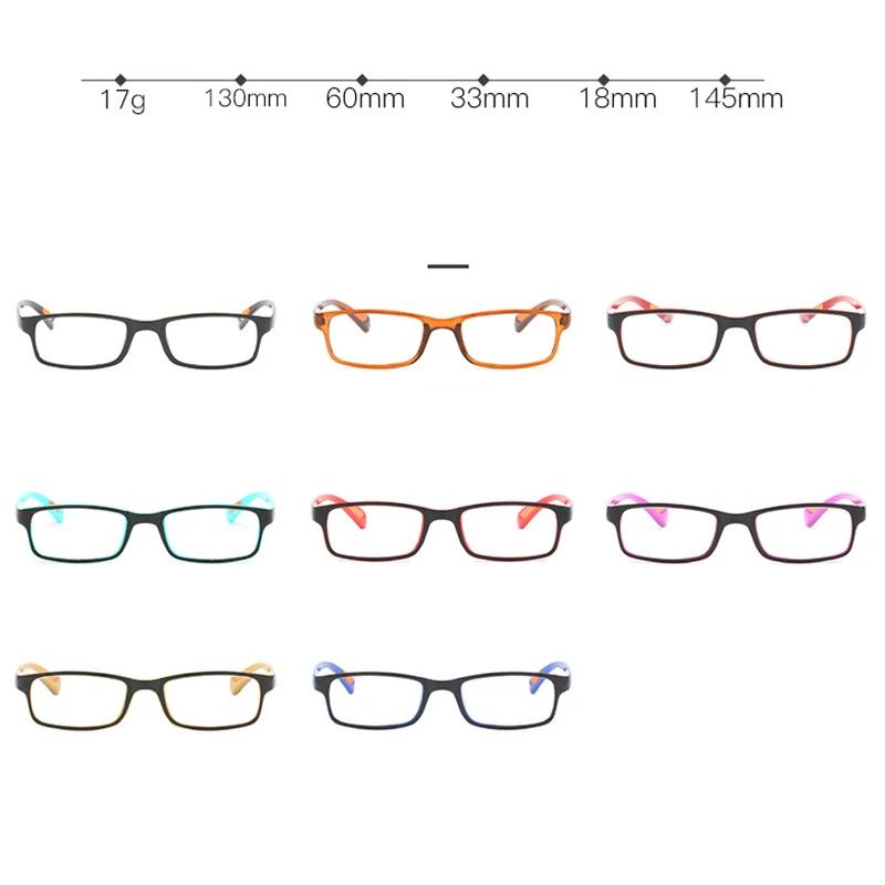New Plastic Myopia Square Glasses Myopic Glasses for Women Men Short Vision Glasses -0.5 -1.0 -2.0 To -6.0 Lentes Para Hombre