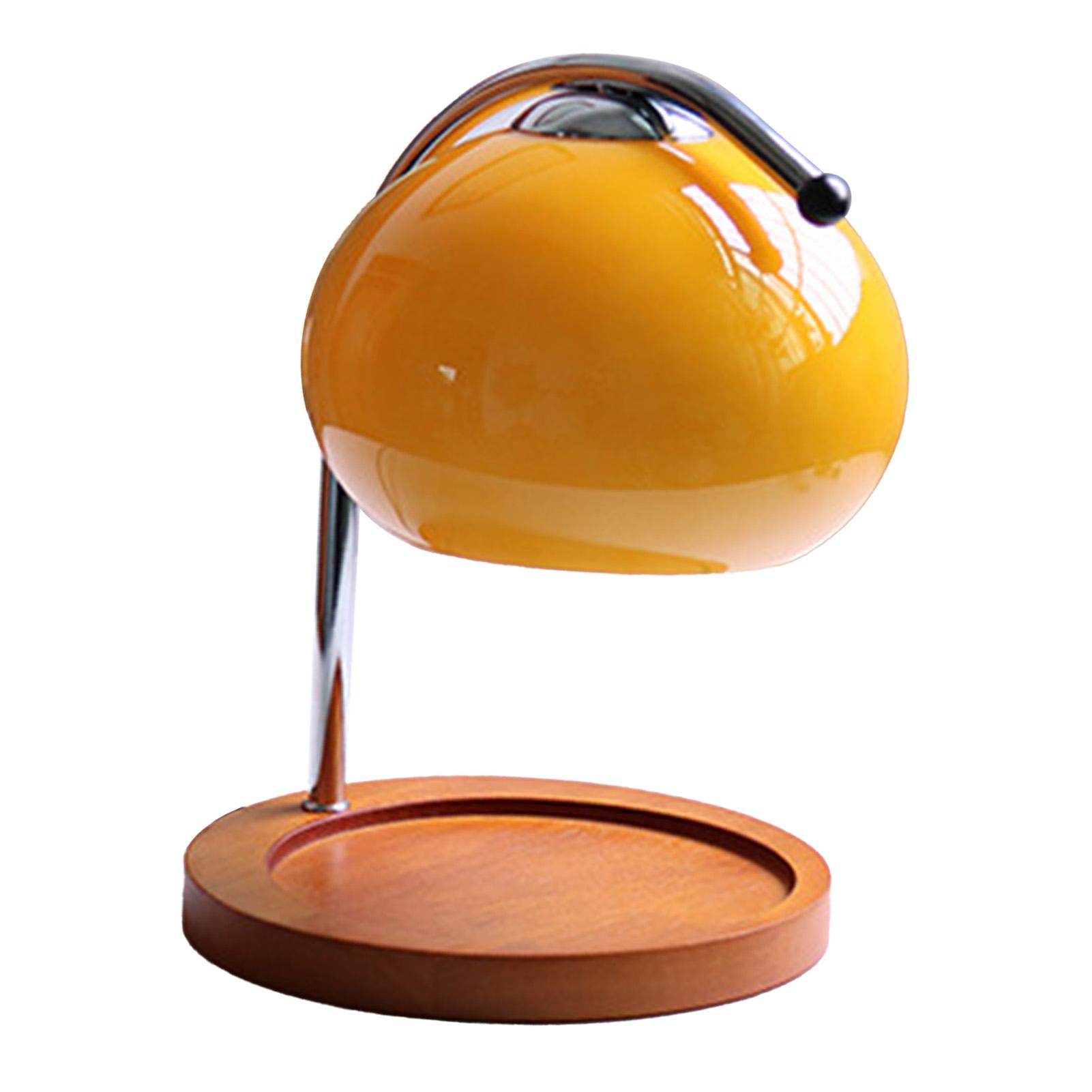 Lâmpada Aquecedora de Velas Dimerizável Retro Decorativa Aromaterapia Derretedor de Velas Lâmpada Derretedora para Quarto Estudo Placa Redonda orange