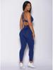 Spring/Summer Shockproof Sports Top & High-Waist Yoga Leggings Set
