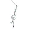 Stylish Beaded Cellphone Charm Eye Catching Keyring Pendant Colorful Key Chain Fashionable Attachment for Women Bag