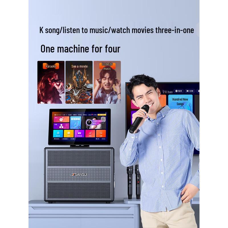 SANSUI Home KTV Audio System E30 CN Plug (adapter Included)