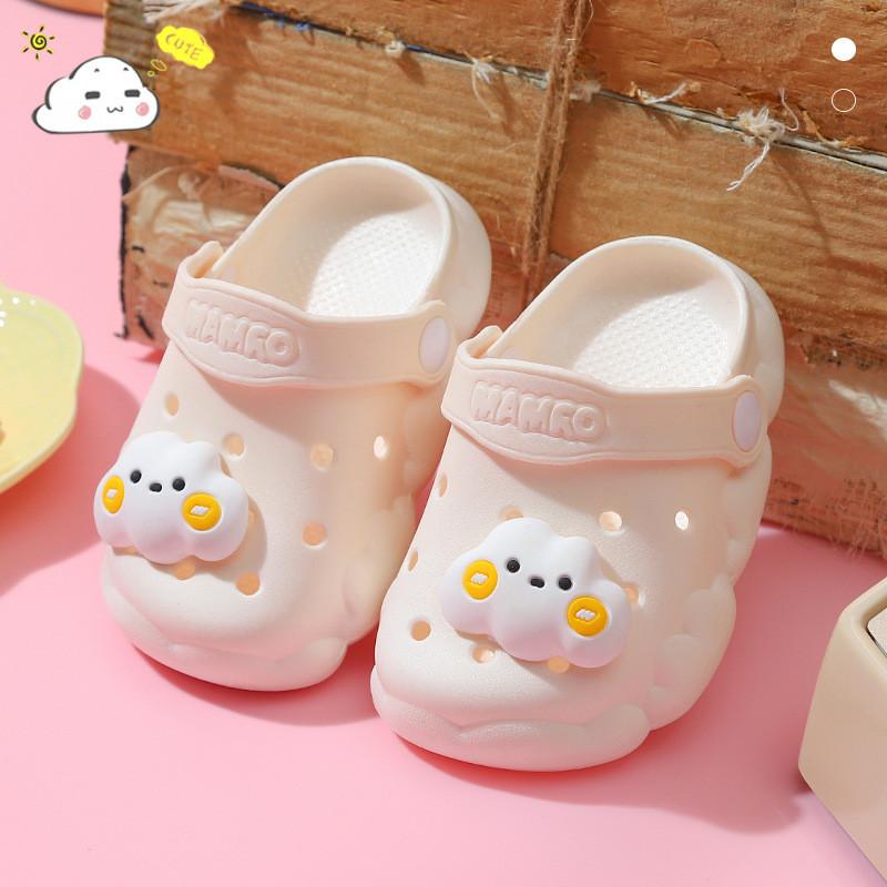 Cartoon Childrens Summer Slipon Sandals With Nonslip Pvc Sole For Boys And Girls