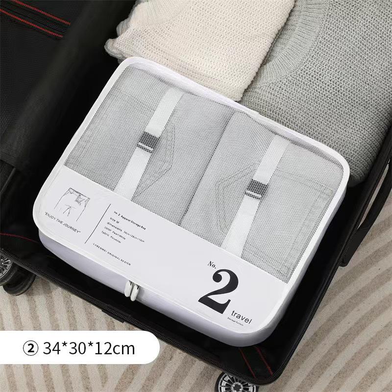 Travel Organizer Bags: Suitcase Storage for Clothes, Underwear, Pants, and Shoes - Ideal for Business Trips