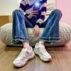 Daddy Shoes Women's  Spring New Korean Version of Ins Student Casual Shoes Women's Thick Bottom Increased Running Shoes