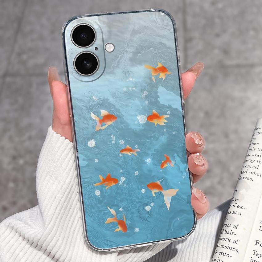 For iPhone 17 Air 16 15 14 13 Pro Max Plus 16e Luxury Clear Phone Case Cute Couple Piggy Pattern Soft Silicone Anti Slip Shell For iPhone Bumper Cover