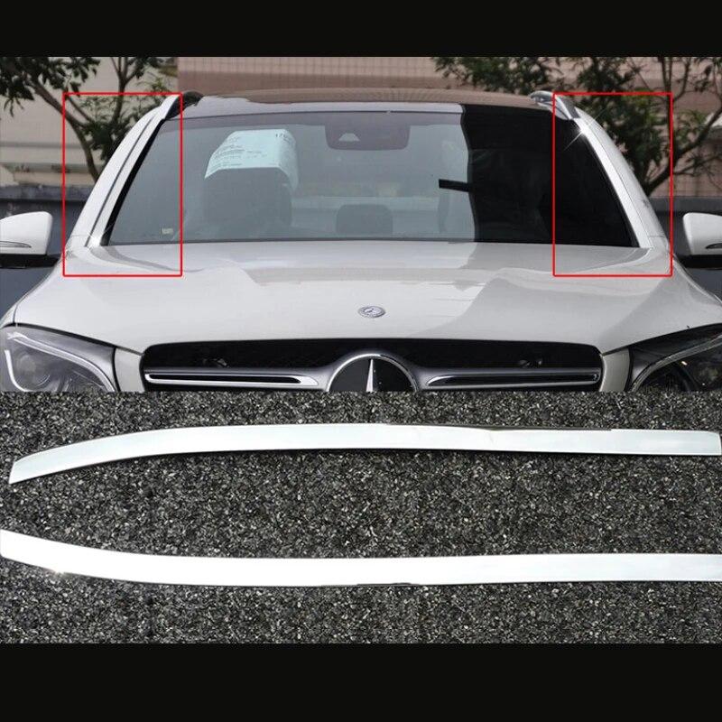 Für Mercedes Benz GLC 2016 2017 2018 Edelstahl Auto Vordertür Fenster Glas Schutz Abdeckung Zierleiste Zubehör Aufkleber
