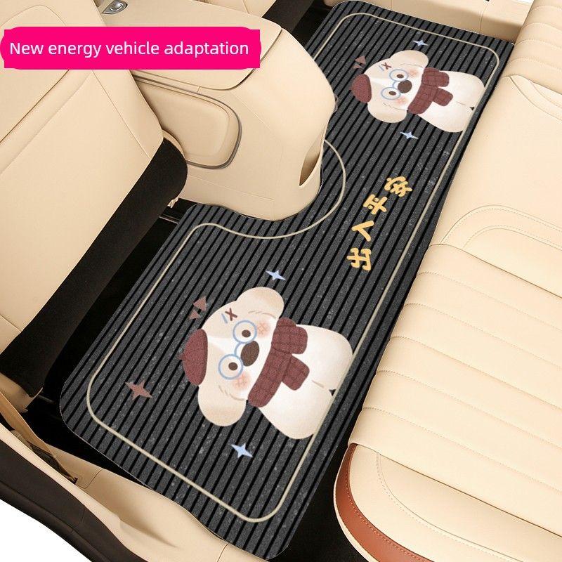 Cute Cartoon-Style Car Floor Mats, Dirt-Resistant and Soil-Scraping Resistant, Universal and Customizable Diatomaceous Earth One-Piece Car Carpet Mats