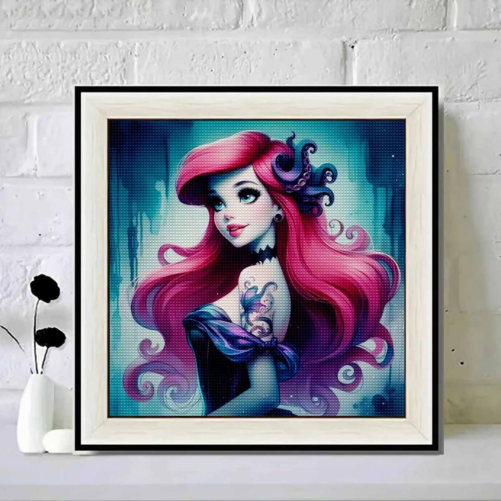 5D DIY Diamond Painting Decorative Beautiful Princess Full Round Drill Scenery Diamond Embroidery Cross Stitch Kits Home Decor Gift