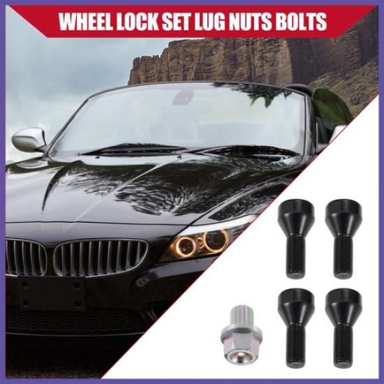 1 Set No.36136786419 Wheel Lock Set Lug Nuts Bolts for BMW Z4 328i 330i