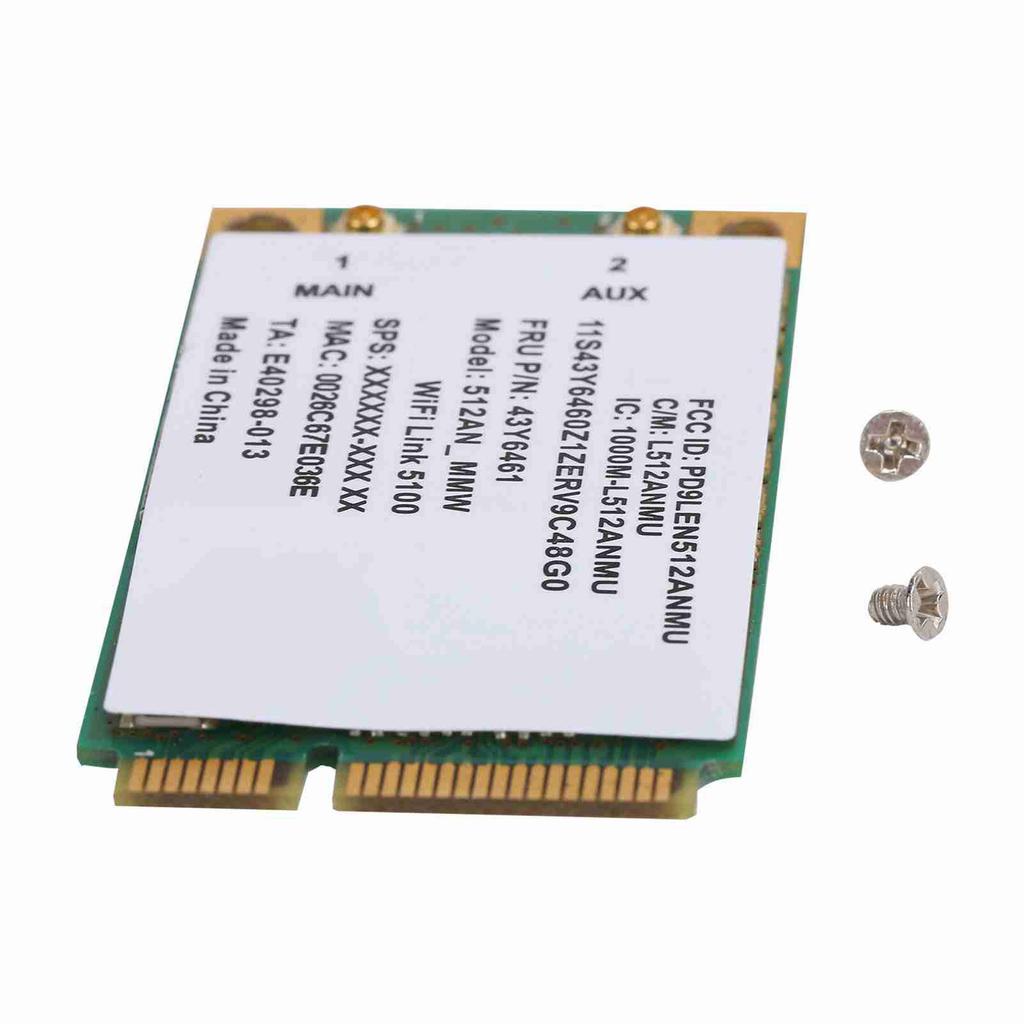 Wireless Network Card 2.4G 5G 300Mbps Mini PCIe Card for Lenovo Y450 Intel 5100 5100AGN 512AN_MMW