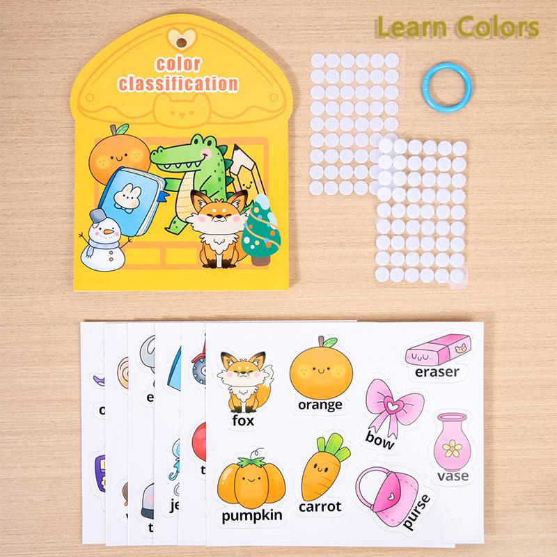 Magical Busy Book Montessori Baby Toys My First Quiet Book Sticker Paste Learning Number Letters Color Educational Matching Game