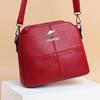 Women's New Shoulder Bag with Large Capacity, Fashionable Solid Color, Middle-aged Women's Mother Bag, Small Square Bag, Crossbody Bag