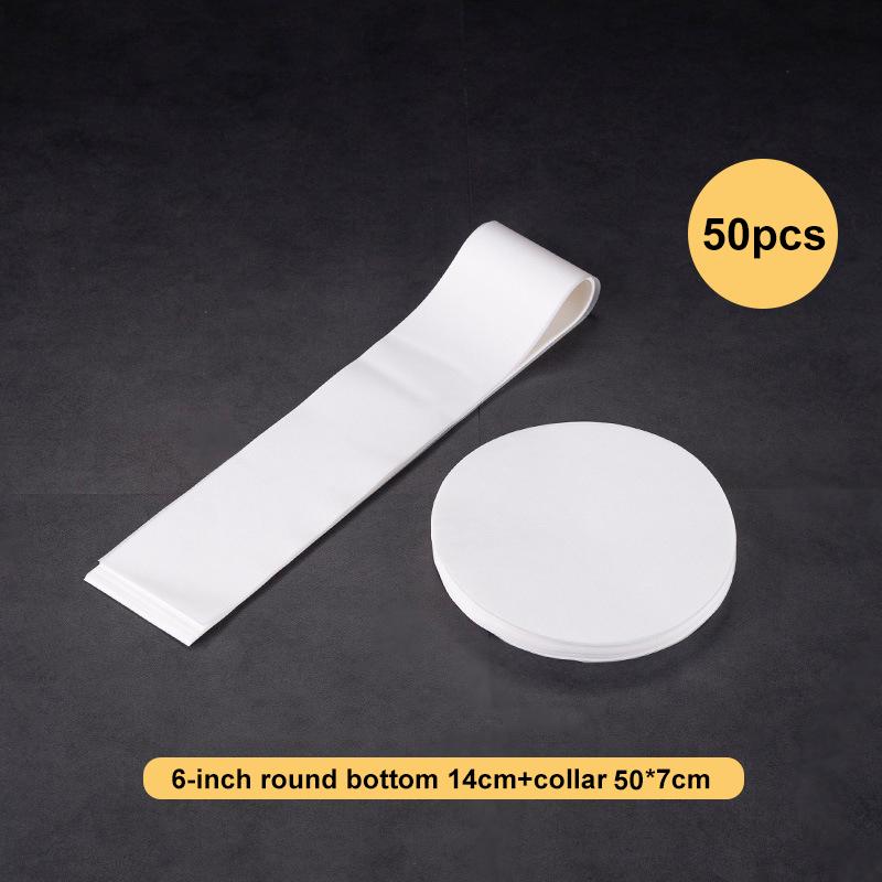 50 Sets Cake Mold Edge Paper Non Stick Surround Mould Rim Paper Oven-Safe Bakery Collar Roll For Kitchen Baking Accessories