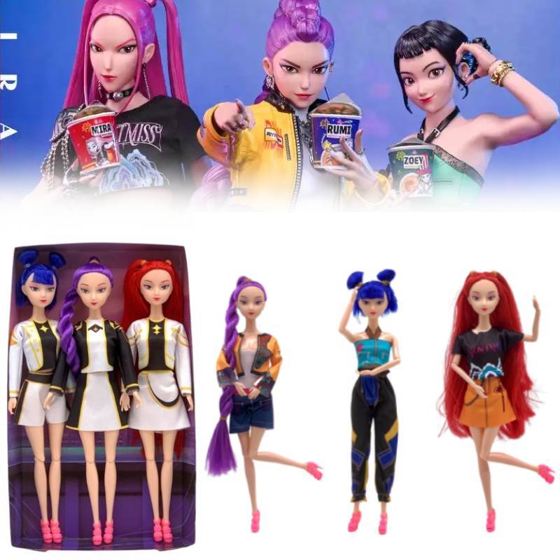 Kpop Demon Hunters Pvc Baby Doll Toy For Trendy Collectors Decoration