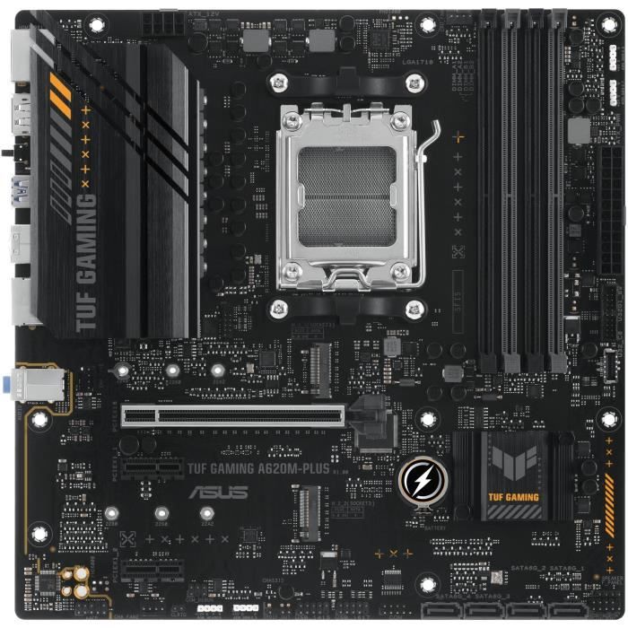 Carte mère - ASUS - TUF GAMING A620M-PLUS - AMD A620 - Emplacement AM5 micro ATX