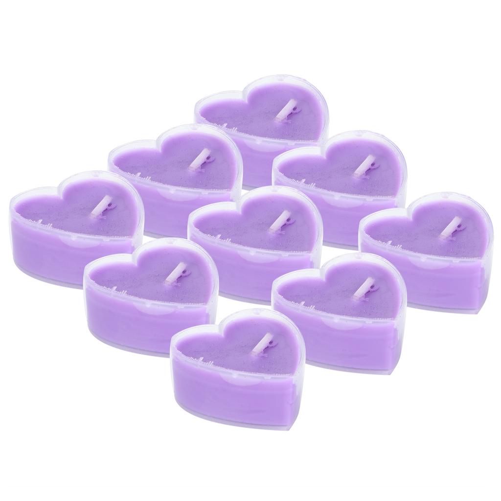 18Pcs Heart Shaped Candle Romantic Dinner Candlelight Decorations Ornaments