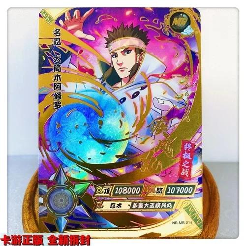 KAYOU Genuine Naruto Card MR 01-37 Series Uzumaki Naruto Hyuga Hinata Uchiha Sasuke Anime Character Collection Cards Toys Gifts