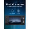 SW150 1Din autorádio 5palcové HD autorádio Multimediální MP5 přehrávač IPS dotyková obrazovka Autorádio Stereo FM rádia Podpora dvou USB Pohled zezadu Mirrolink