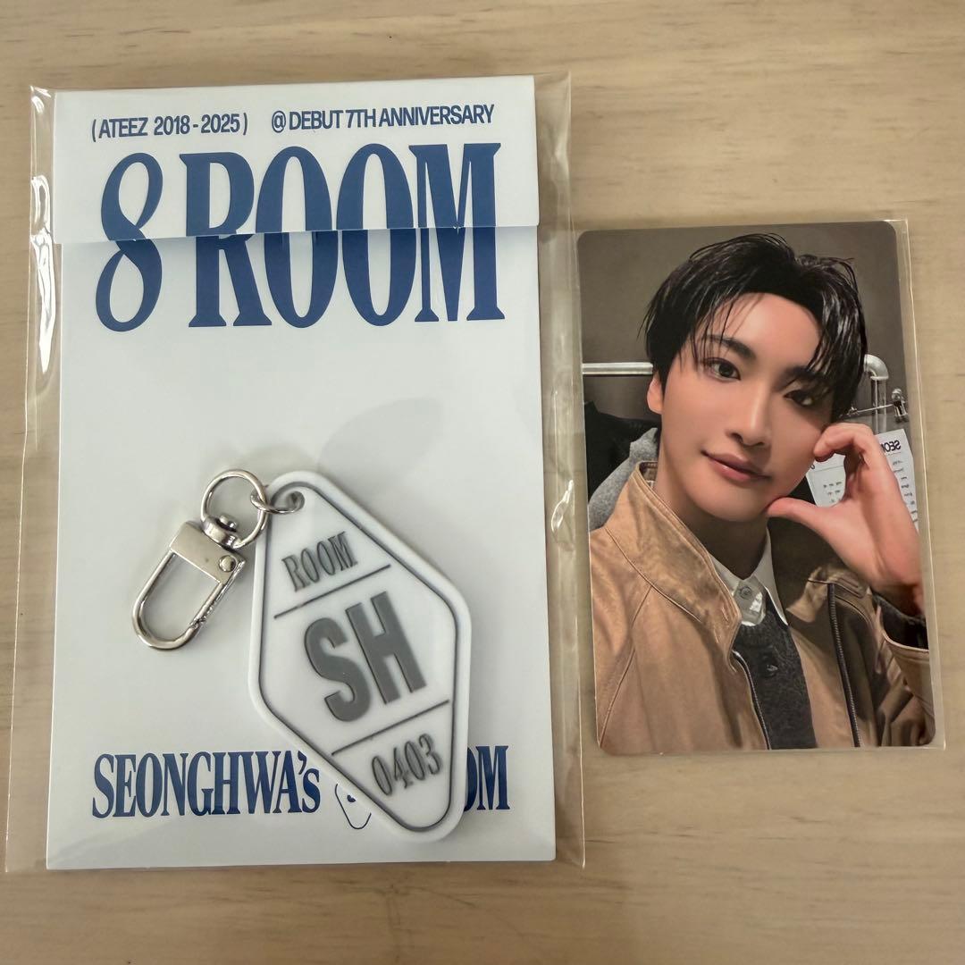 

[USED] ATEEZ 8room Key Ring Seonghwa